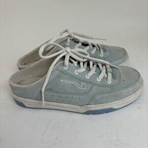 Size 10 Rare Baby Blue Vans Hudson Mule